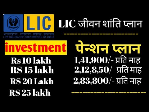 LIC Jeevan Shanti Plan 2024 | LIC Pension Plans 2024 | LIC Jeevan Shanti 858 Hindi | LIC जीवन शांति