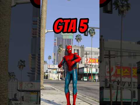 GTA 5 Spiderman is sus