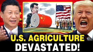 China's AGRICULTURAL SANCTIONS Leave U.S. Farmers in PANIC, DEVASTATING the U.S Agriculture Industry