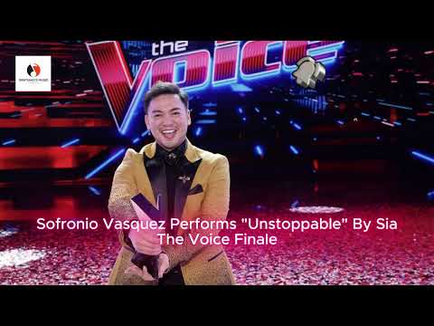 Sofronio Vasquez Performs "Unstoppable" By Sia