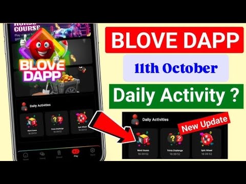 11 October B love dapp word guess !  B love dapp क्या  है |