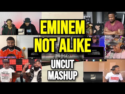 UNCUT REACTION MASHUP - Eminem Ft. Royce Da 5'9" - Not Alike