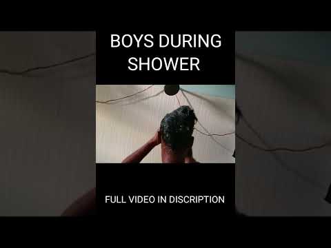 Boys During Shower 🤣 #boys #shower #funnyvideo #darkcomedy #comedyvideo