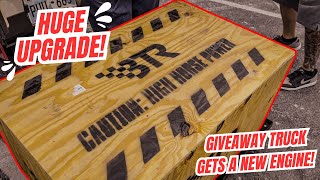 BTR To The Rescue! Giveaway Truck Gets A HUGE Upgrade Just In Time!