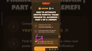 memefi new video code today | HOW TO AUTOMATE CRYPTO PROFITS: YEARN FINANCE VS. ALCHEMIX | PART 4