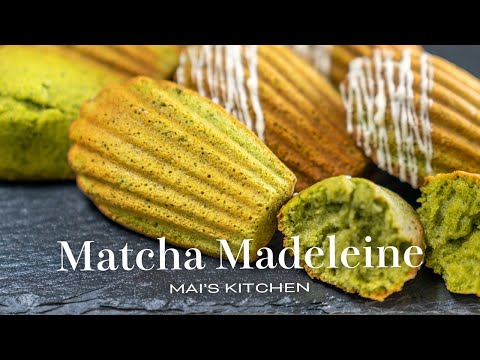 抹茶マドレーヌの作り方 Matcha Madeleines #お菓子作り