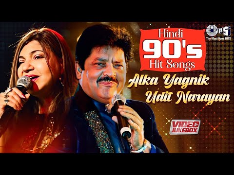 Alka Yagnik Aur Udit Narayan Ke Gaane | Hindi 90's Hit Songs | Bollywood Romantic Songs | Live