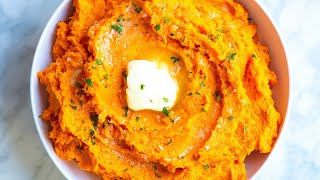 Easy Mashed Sweet Potatoes Recipe