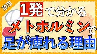 【イラストで学ぶ医学！】メトホルミンで足の痺れが起こる理由とは〜糖尿病患者のアセスメントの仕方〜