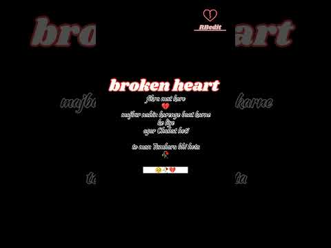 💔🥀🥀#broken #love #reels #sot #black #sad #sad_status #youtube #india