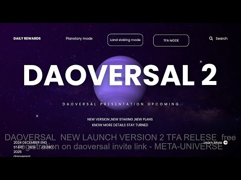 HyperVerse - Daoversal New Lunch 2.0 || 2025