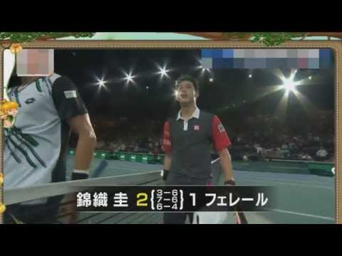 2014.10.31 錦織　圭　男子プロテニス　アジア男子初となるファイナルＡＴＰツアー出場権獲得の快挙