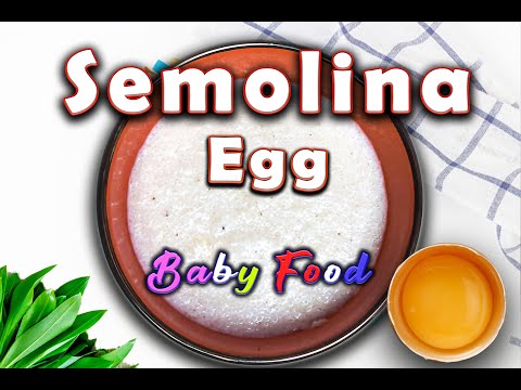 Semolina Egg Baby Food|| Iron Rich food|| Weight gain Baby Food.