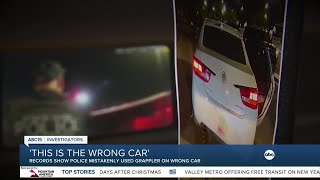 Tempe Police mistakenly grappled wrong car during pursuit, records show