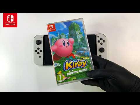 Kirby and the Forgotten Land Unboxing (星のカービィ ディスカバリー / Kirby et le Monde Oublié)