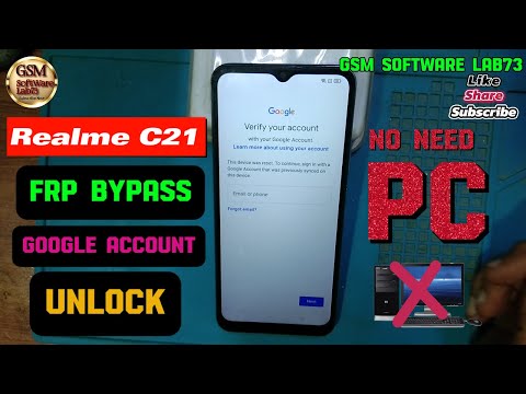 Realme C21 FRP Bypass|Realme RMX3201 Google Account unlock 1 Click Without PC 100% Solution