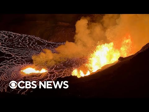 Kilauea volcano erupts on Hawaii's Big Island | full video