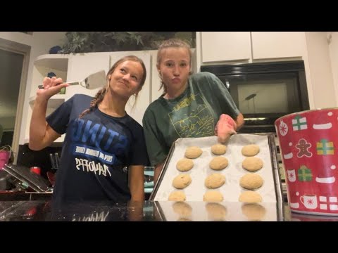 Bake cookies with me and sydney!