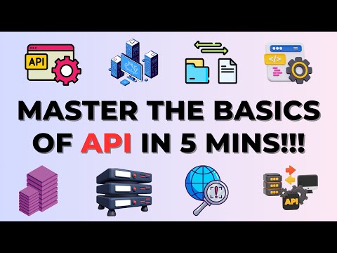 Master the API Basics in 5 MINS! High Quality Graphics, Application Programming Interface