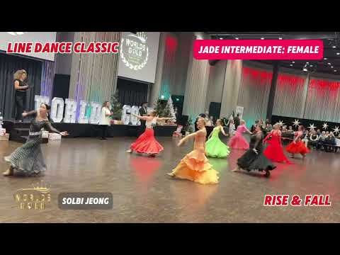 WORLDS GOLD 2024 | Line Dance Classic | Jade Intermediate: Female | Rise & Fall #gold_linedance #정솔비