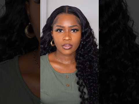 10 minute wig install ft ​⁠@wigginshair3902 HD Lace Deep Wave Wig!! #wigginshair