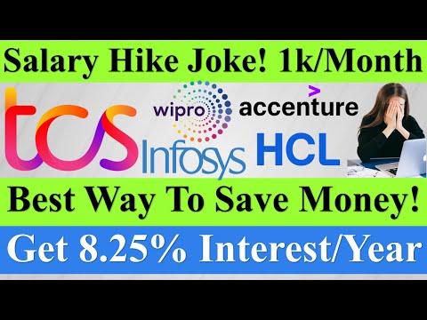 Salary Hike 1k/month TCS, Infosys, Wipro, How to Save Money in Metro Cities? VPF, SIP, FD #salary