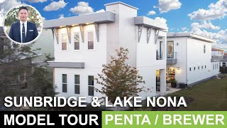 Sunbridge Weslyn Park & Lake Nona Modern Model Home Tour | Penta & Brewer Plan | Move to Sunbridge