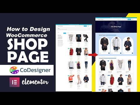 How to Design Woocommerce Shop Page Using CoDesigner & Elementor for Free