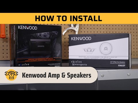 How to Install Kenwood Amp and Fairing Speakers : Harley Davidson Road Glide