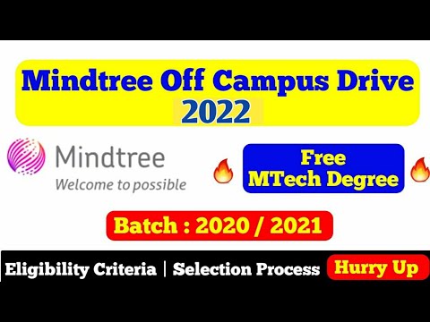 Mindtree Off Campus Drive 2022 || Free Mtech with Job || 2020 & 2021 Graduates|| Chandan Patel