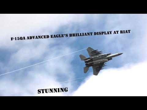 F-15QA Advanced Eagle’s brilliant display at RIAT