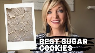 BEST SUGAR COOKIE RECIPE — How to prevent your sugar cookies from spreading during baking