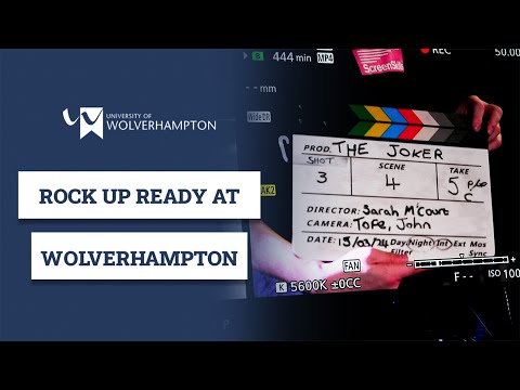 Rock Up Ready On Set at the Screen School | University of Wolverhampton