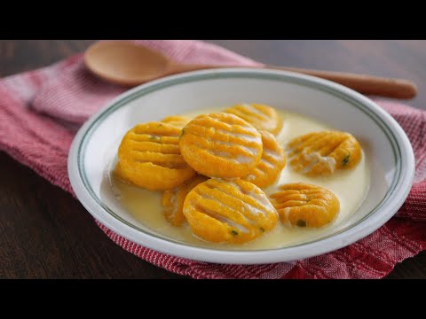 【簡単もちもちのほっこり味♡南瓜のニョッキ】冷凍も出来る! | Pumpkin Gnocchi