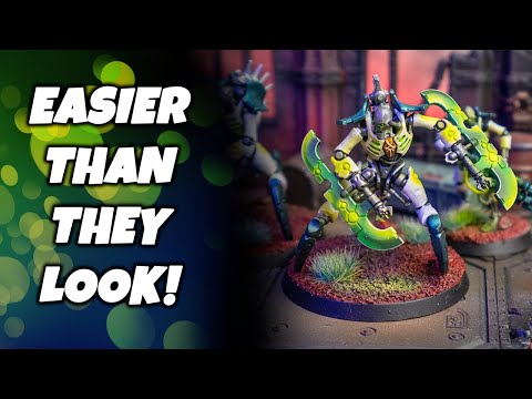 How to Paint Warhammer Necrons in Alternate Color Schemes!