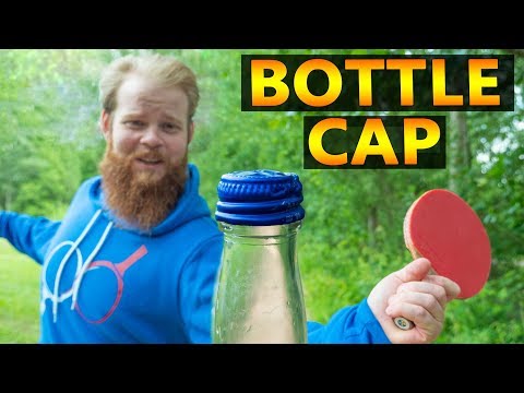 Bottle Cap Challenge Trick Shots