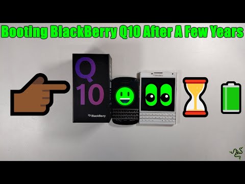 Booting BlackBerry Q10 After A Few Years