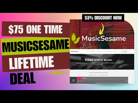 💥🔰💥Musicsesame Lifetime Deal | The Best Stock Music Library You Need | $75 Lifetime Deal | 53% Now