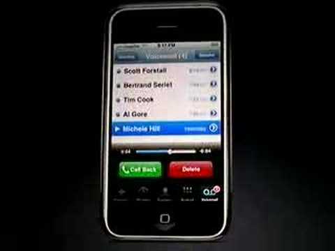 [iPhone] 電話機能デモ（留守番電話 → 再生・一時停止 → 削除）