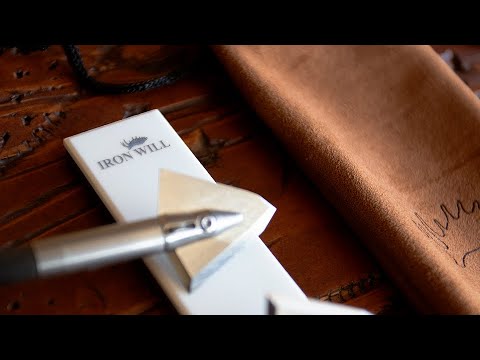 How to Sharpen Iron Will Single Bevel Broadheads (A Tutorial for Light Resharpening Touch-Ups)