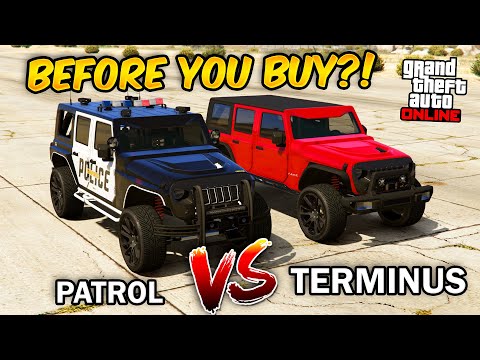 GTA 5 ONLINE - TERMINUS PATROL VS TERMINUS (WHICH IS FASTEST?)