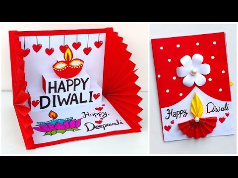 Happy Diwali pop up card 2024 / Diwali card making competition / Diwali greeting card Handmade