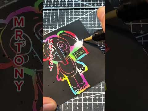 Make sticker Ethan #incrediboxabgerny #abgerny #ethan #shortsdrawing #rainbowscratch #scratchbook