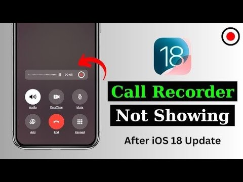 How to fix ios 18 call recording not showing #callrecordingiPhone