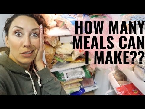 Eating through my freezer PART 2! Making meals out of random stuff in my freezer! Jordan Page