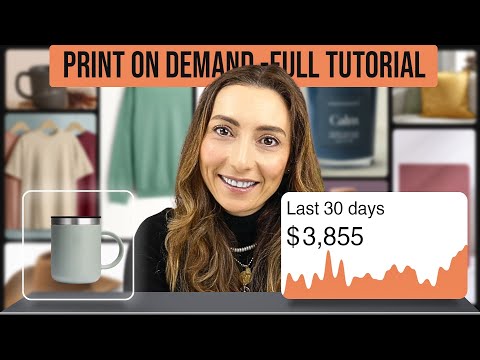 Full Print On Demand Tutorial For Beginners in 2024 (Step-by-Step)