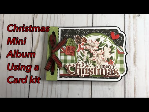 Christmas Mini Album using SS Simple Vintage Christmas Card Kit