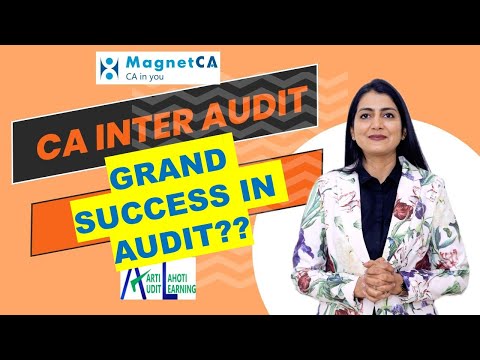 CA Inter Audit - Sure Success in Audit - Is it Possible? - CA Aarti N. Lahoti