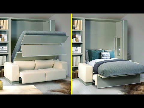 ROLLOVER SOFA BED WALL MOUNTED | Creative Space Saving Solutions| Space Saving Furniture Ideas