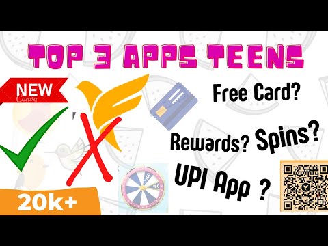 👾Top 3 Cool Payment App For Teenagers | Fampay Like Apps For Minors | Best UPI App For Under 18